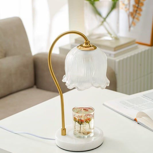 初雪白鈴蘭蠟燭燈