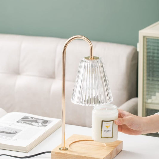 簡約透明玻璃蠟燭燈