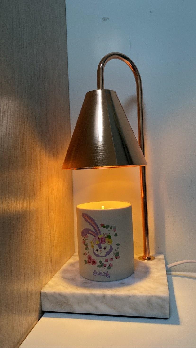 玫瑰金雲石擴香燈