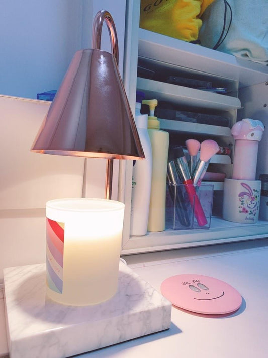 玫瑰金雲石擴香燈