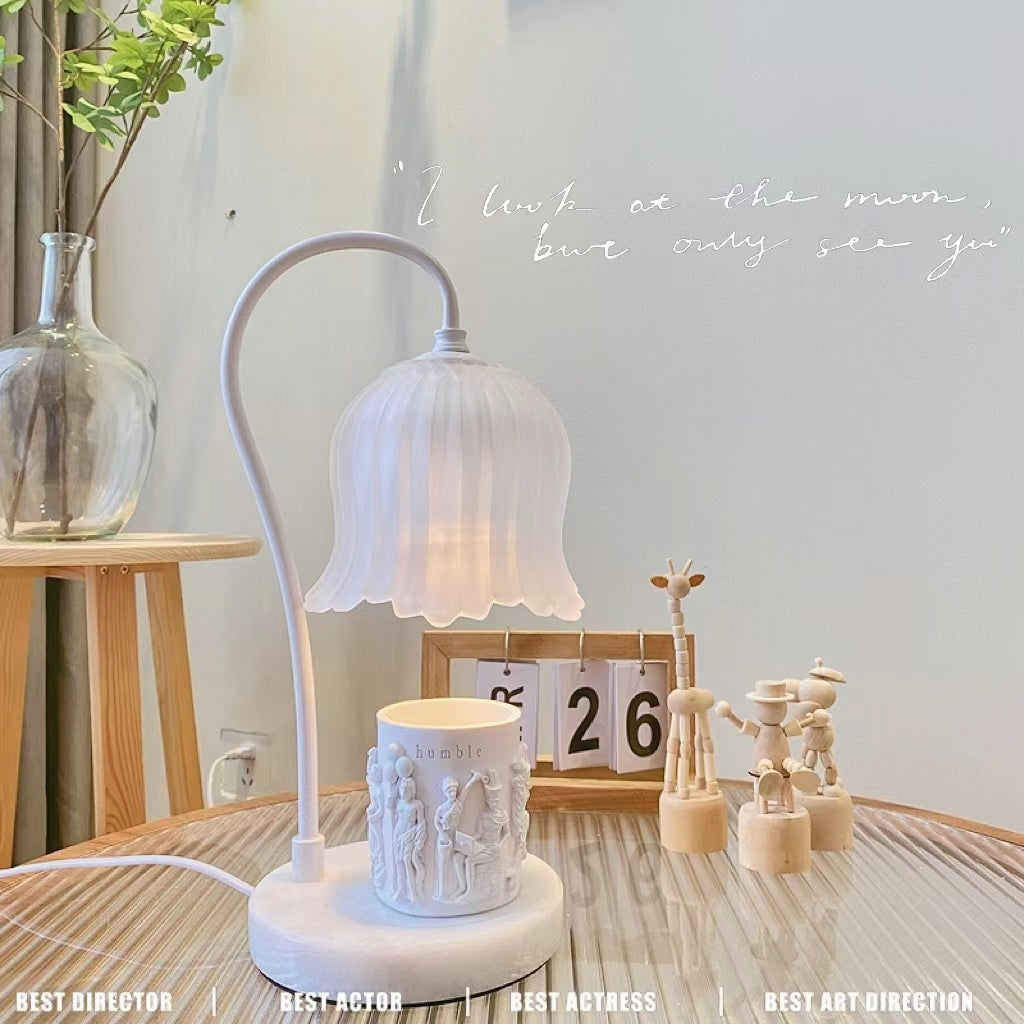 深雪白鈴蘭蠟燭燈B款