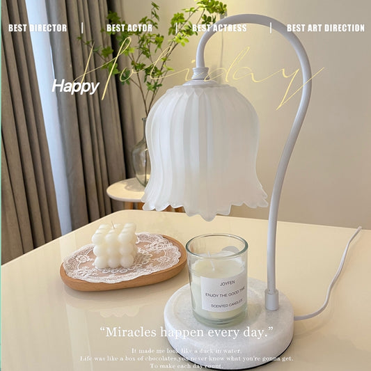 深雪白鈴蘭蠟燭燈B款